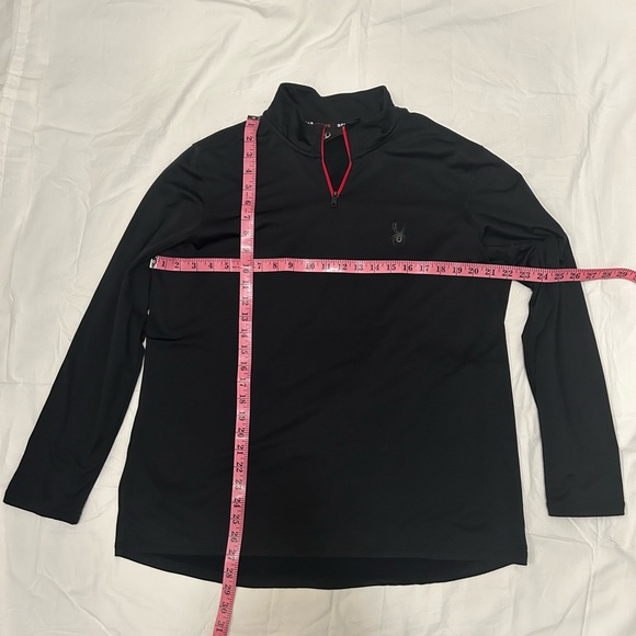 Men's Spyder Quarter-zip Athletic Sweatshirt - Picture 2 of 4